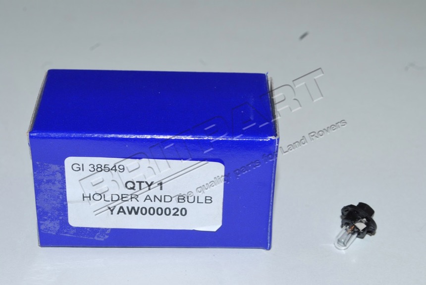 YAW000020 Fassung mit Glühbirne Armaturenbrett