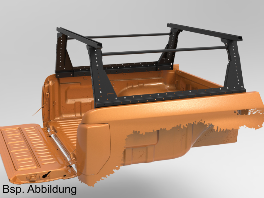 Muli-Rack System ''hoch'' Ranger, Raptor, Amarok, inkl. 2 Rhino Rack HD Querträger Muli-Rack System ''hoch'' Ranger, Raptor, Amarok, inkl. 2 Rhino Rack HD Querträger
