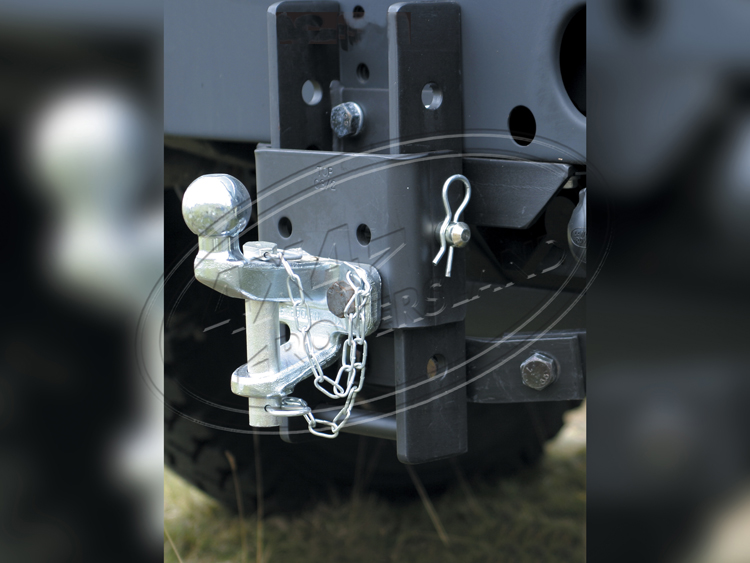 lr007221 Höhenverstellbare AHK für Defender 90 Td5 u. 2007 Land Rover