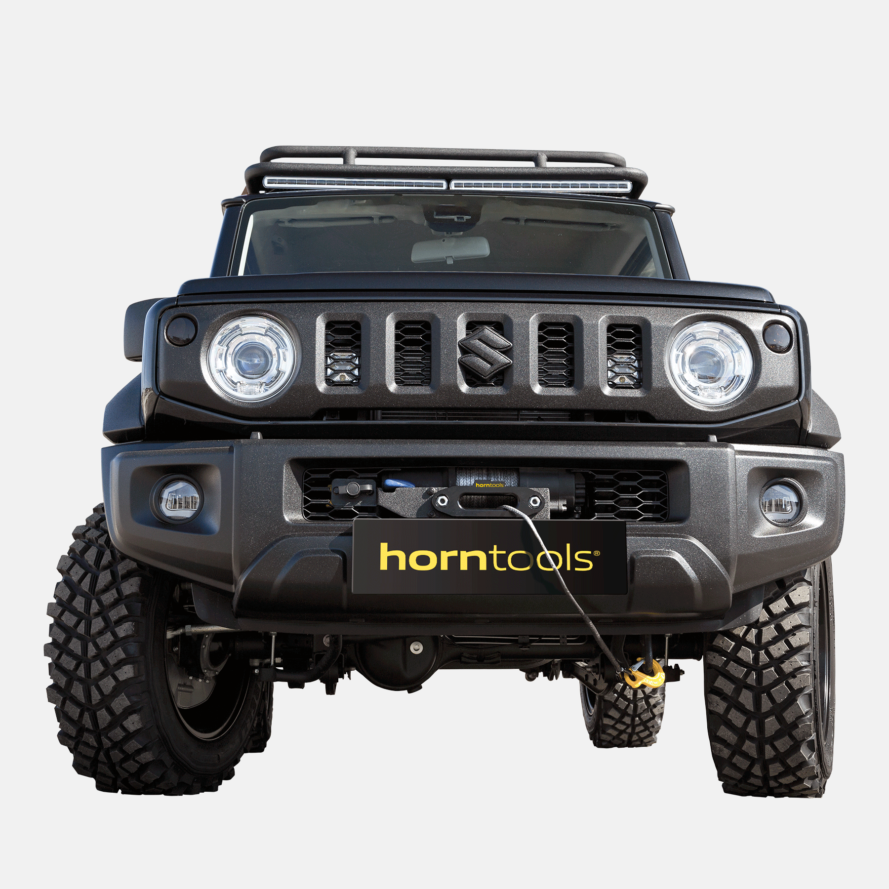 Horntools_Seilwindensystem_HSW9940JIMII_X_2 horntools Seilwindensystem Suzuki Jimny GJ 2,0 Tonnen