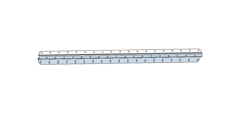 Muli-Rack Ersatzschiene DoubleCab für 55-020, 1364mm (1Stk.) Muli-Rack Ersatzschiene DoubleCab für 55-020, 1364mm (1Stk.)