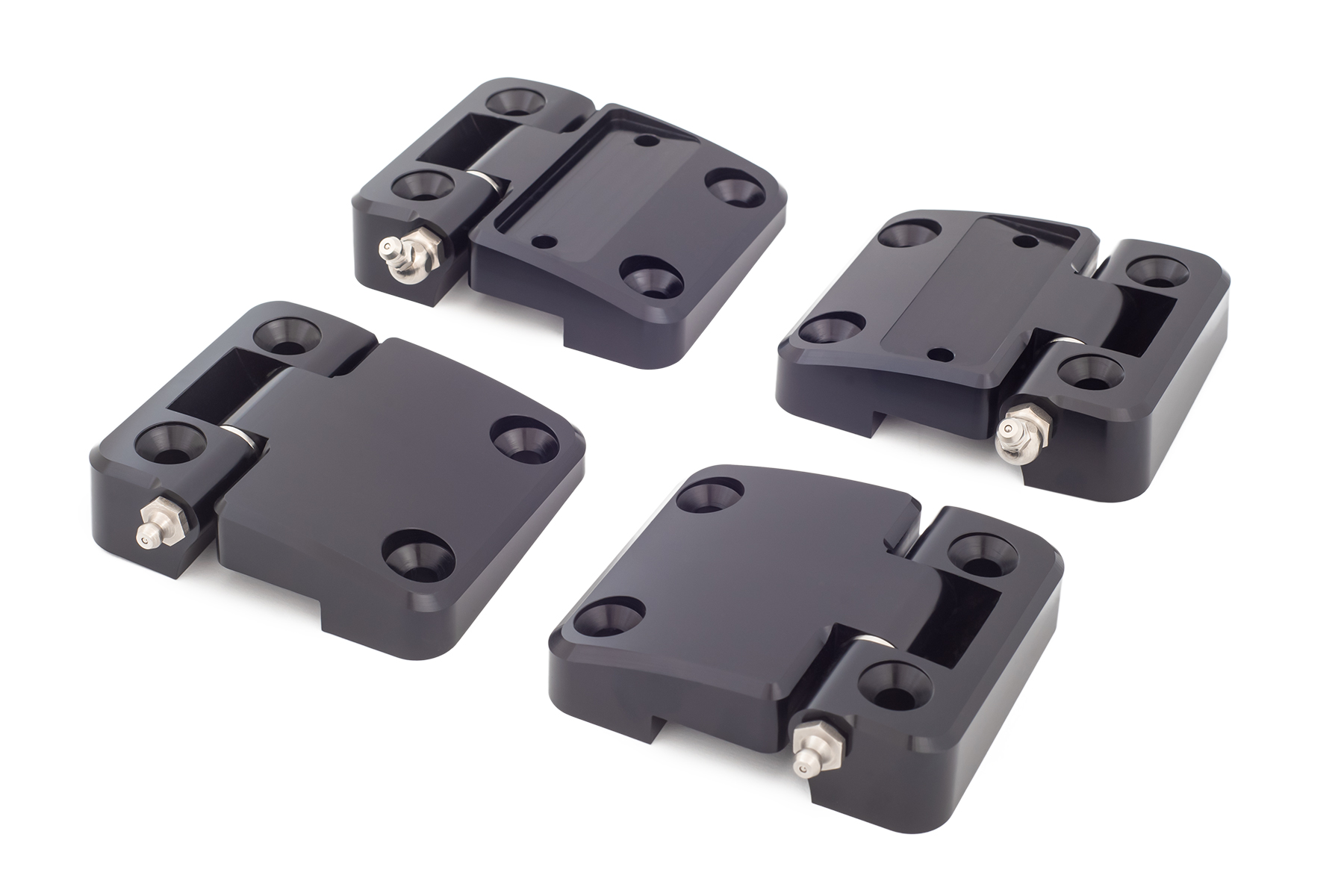1111-030417_4 Türscharniere Land Rover Defender Alu, Edelstahl, Offroad Extrem, Serie