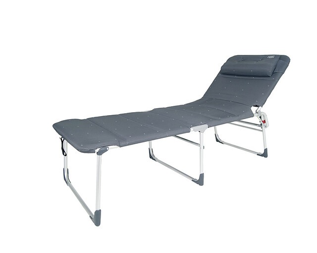 Movera-L-9931974100 Dreibeinliege Crespo Air-Deluxe Alu Farbe anthrazit