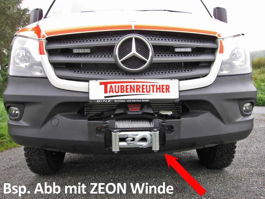Seilwinden Set Mercedes Sprinter `06-18 & VW Crafter ->`12/16 inkl.WARN XDC Seilwinden Set Mercedes Sprinter `06-18 & VW Crafter ->`12/16 inkl.WARN XDC