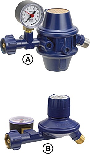 Movera-L-9970395100 Zweiflaschenanlage GOK Caramatic BasicTwo 30mbar 1,5kg/h Komb.W x G 1/4 LH-KN