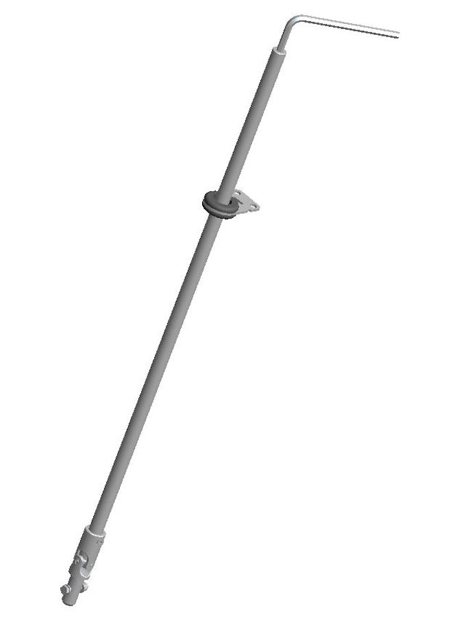 Verlängerungsgestänge-Kit 600mm für Freilaufhebel, mit Gelenk Verlängerungsgestänge-Kit 600mm für Freilaufhebel, mit Gelenk