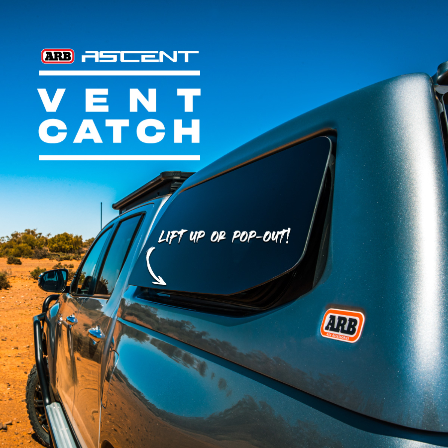 ARB Ascent dual stage window catch, Abstandshalter für ARB Ascent Hardtops ARB Ascent dual stage window catch, Abstandshalter für ARB Ascent Hardtops