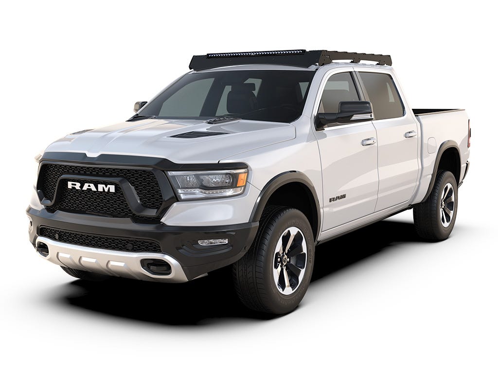 RAM 1500 5th Gen Crew Cab (2019-Current) Slimsport Roof Rack w/40in Lightbar Kit RAM 1500 5th Gen Crew Cab (2019-Current) Slimsport Roof Rack w/40in Lightbar Kit