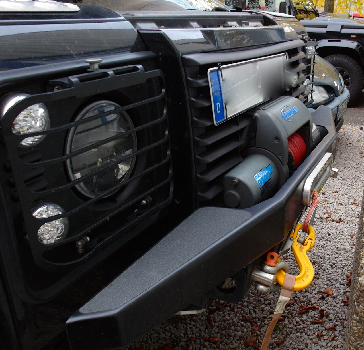 sam_0985 Defender Windenstoßstange mit Tüvteilegutachten Land Rover, Seilwinde