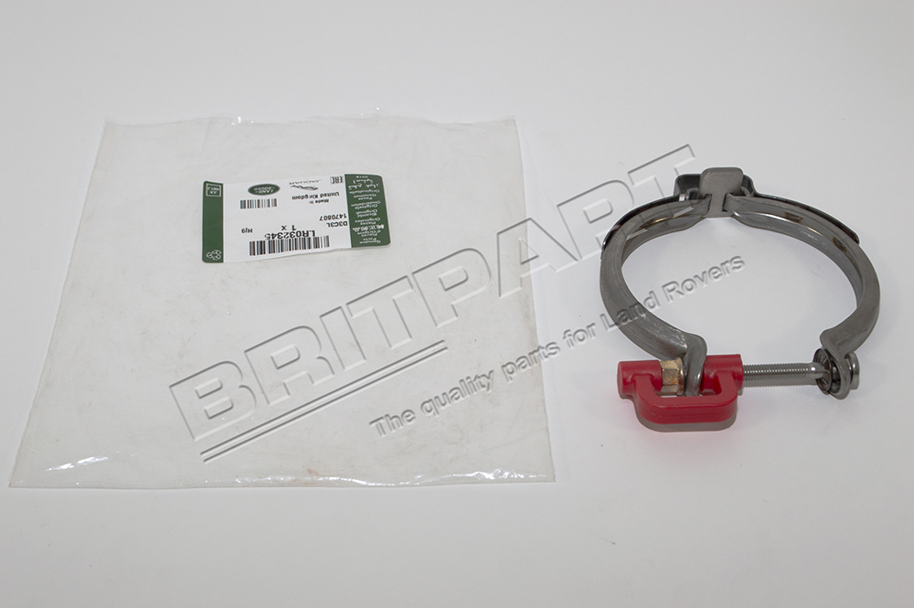 LR032345LR Schelle Auspuff Katalysator Defender ab 2007