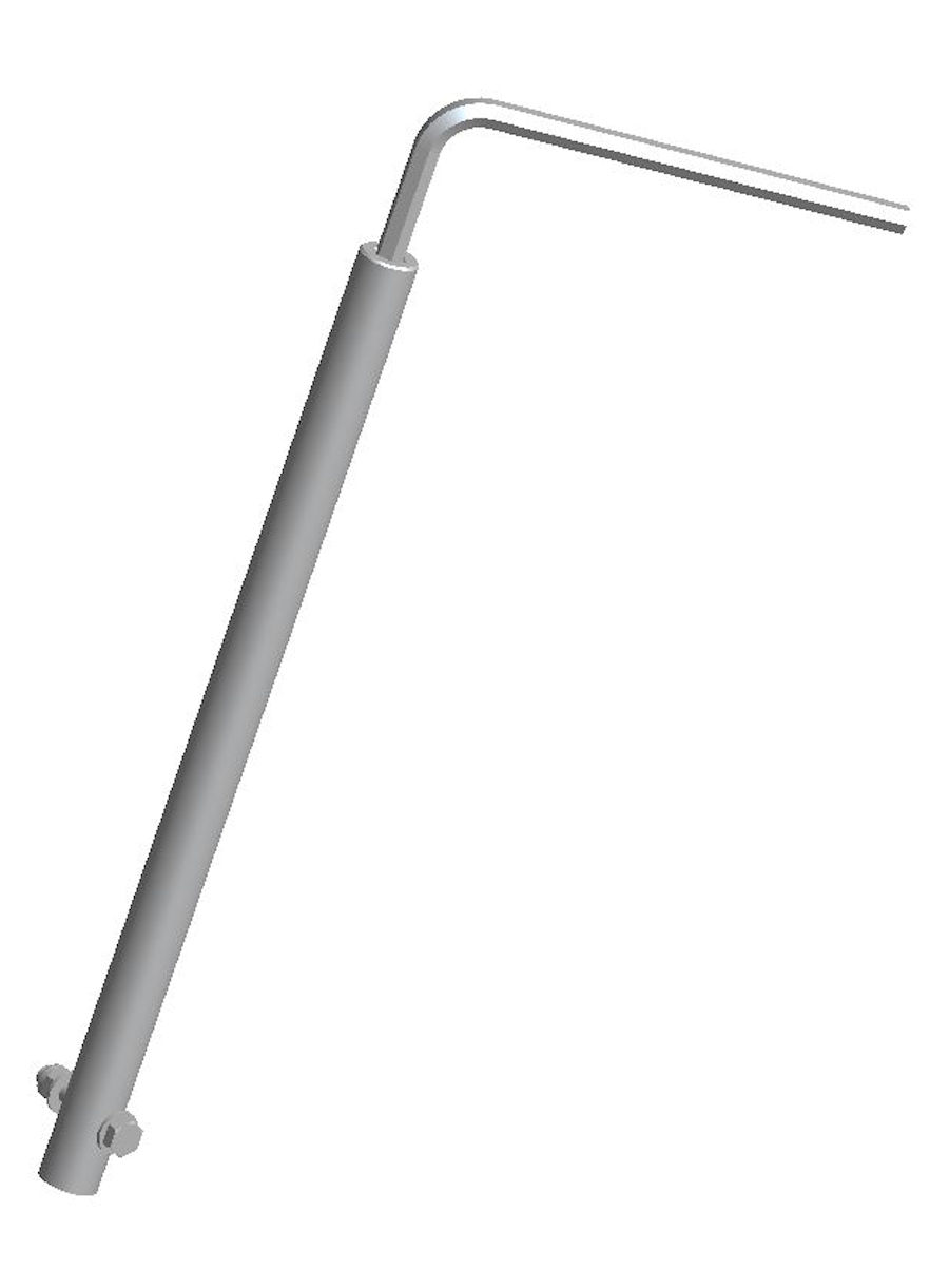 Verlängerungsgestänge-kit 200mm für Freilaufhebel, gerade