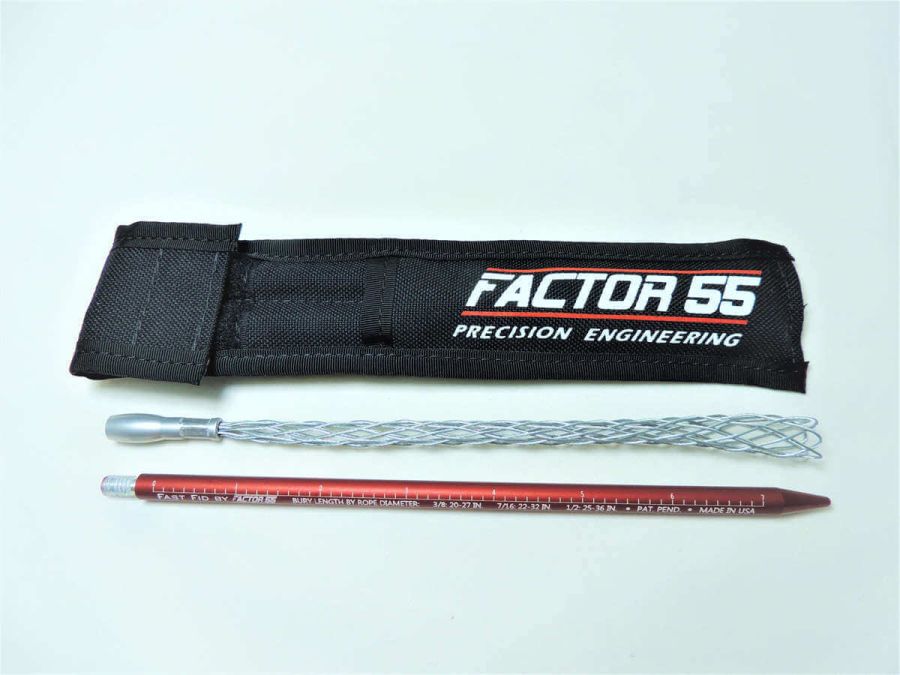 ''FACTOR 55'' FAST FID ROPE SPLICING TOOL, RED