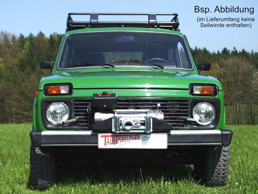 Seilwindenanbausatz Lada Niva ohne Seilwinde Seilwindenanbausatz Lada Niva ohne Seilwinde