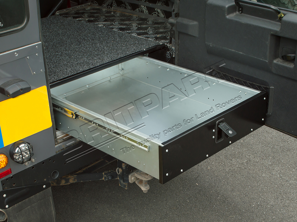 DA1470 Heavy Duty Schubladensystem abschließbar für Defender 90 / 110 Utility 2007–2016