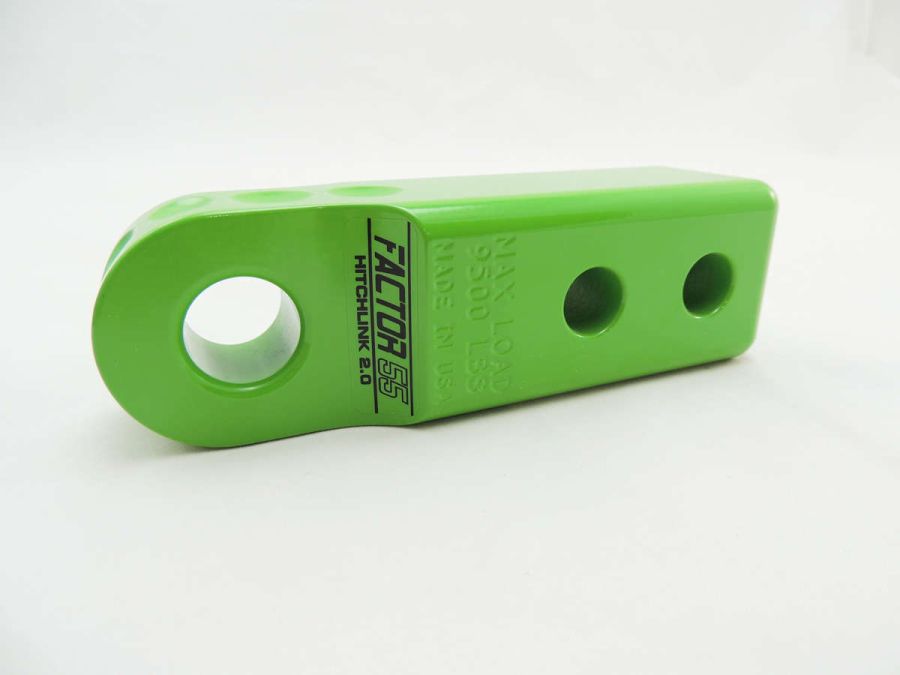 ''FACTOR 55'' HITCHLINK 2.0 (2'' RECEIVERS) GREEN ''FACTOR 55'' HITCHLINK 2.0 (2'' RECEIVERS) GREEN