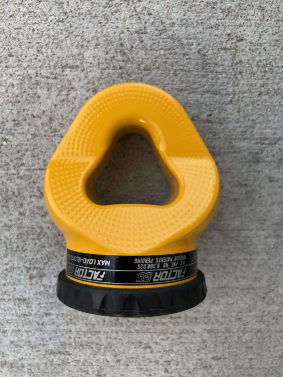 ''FACTOR 55'' PROLINK ''E'' EXPERT WINCH SHACKLE MOUNT, YELLOW ''FACTOR 55'' PROLINK ''E'' EXPERT WINCH SHACKLE MOUNT, YELLOW