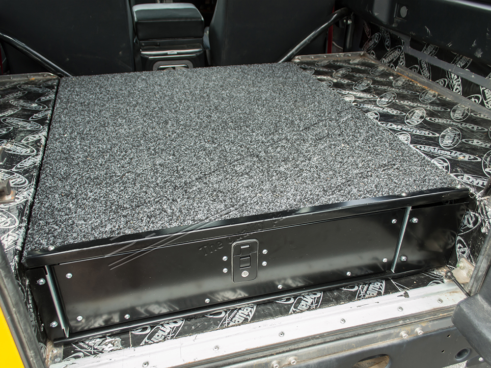 DA1470 Heavy Duty Schubladensystem abschließbar für Defender 90 / 110 Utility 2007–2016