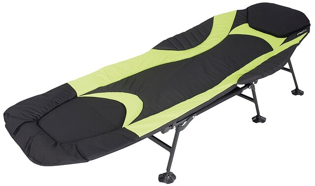 Movera-L-9943122100 Feldbett EuroTrail Queen Farbe schwarz/lime
