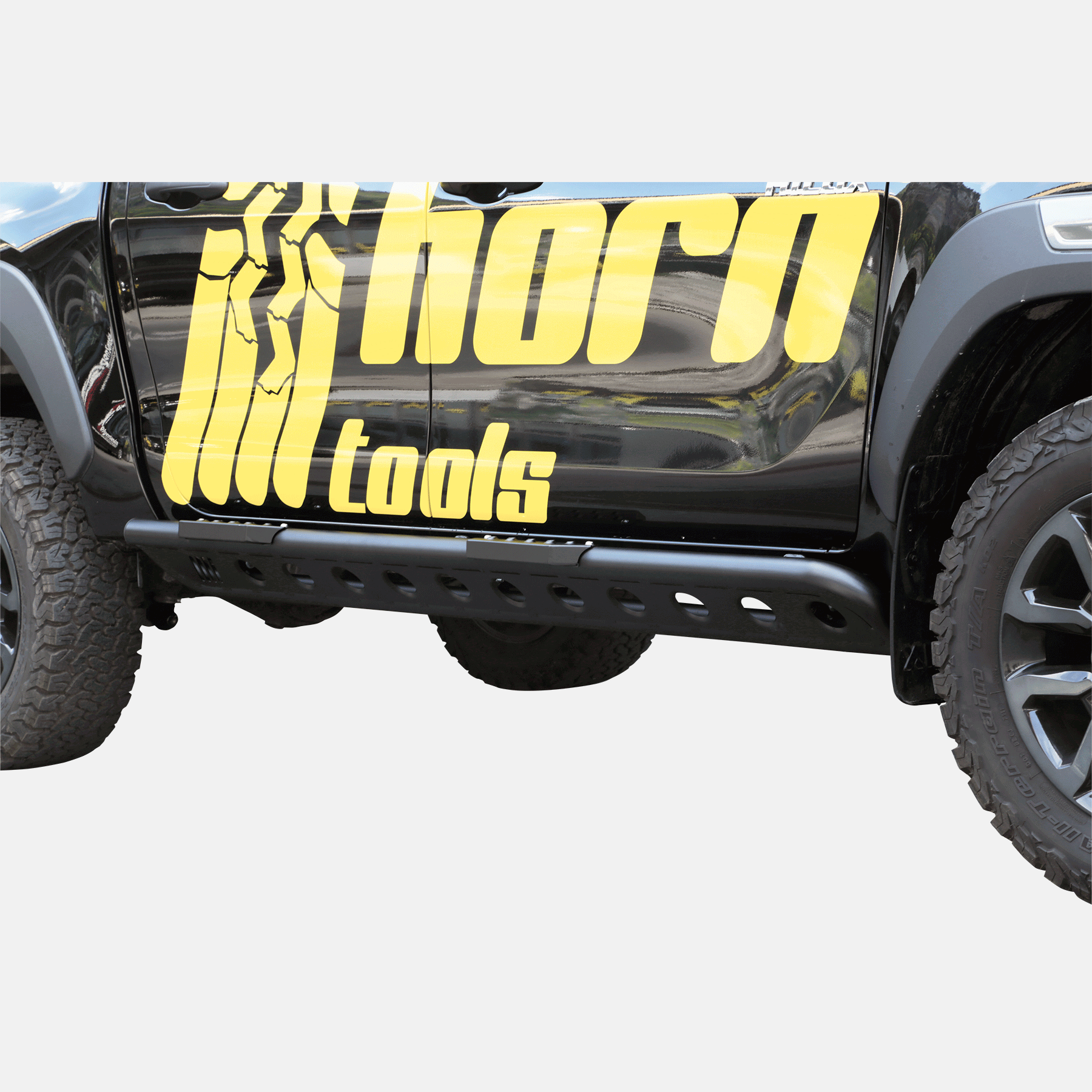 Horntools_Rockslider_HTOHIRSA01_1 horntools Rockslider LAPIS Aluminium für Toyota Hilux ab Bj. 2016