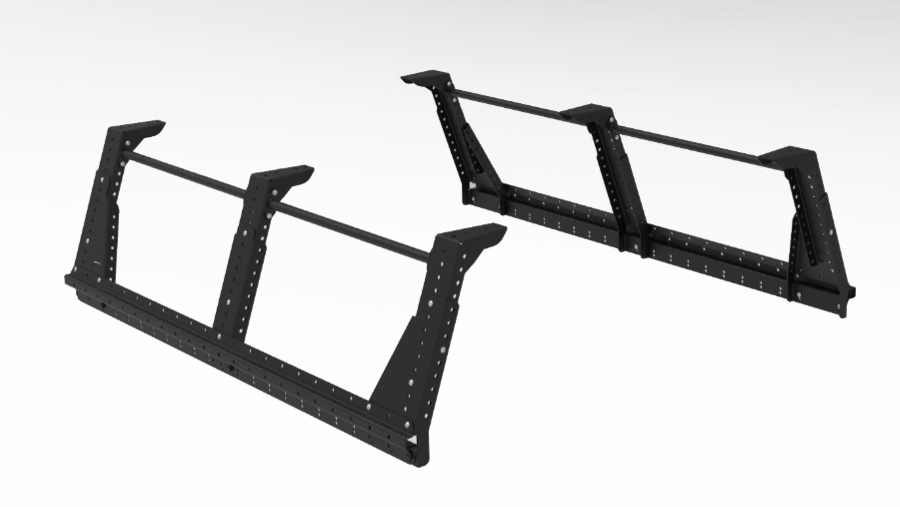 Muli-Rack Basisversion ''hoch'' XtraCab, ohne Dachträger, inkl. Schraubensatz Muli-Rack Basisversion ''hoch'' XtraCab, ohne Dachträger, inkl. Schraubensatz