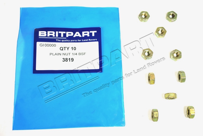 3819 Mutter 1/4 BSF