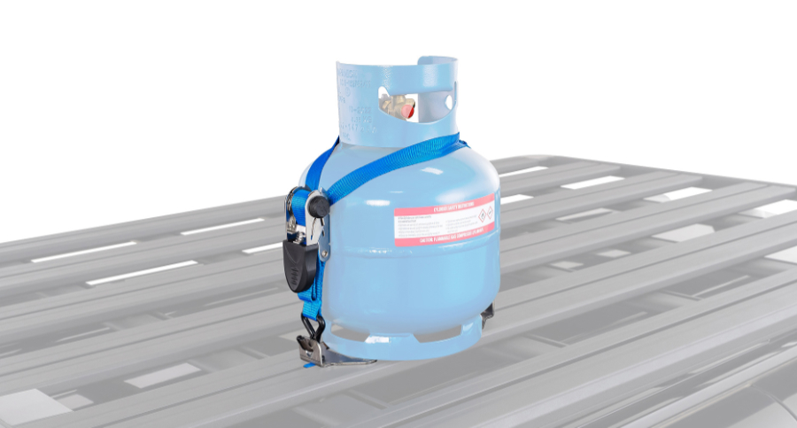 Rhino Rack Gasflaschenhalter mit Zwifloc für 4.0 l Flaschen Rhino Rack Gasflaschenhalter mit Zwifloc für 4.0 l Flaschen