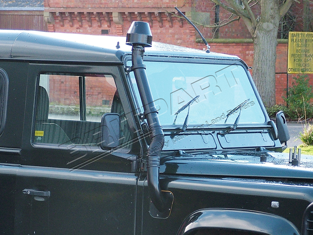 DA2225 Schnorchel, klassische Ausführung aus Metall, Land Rover