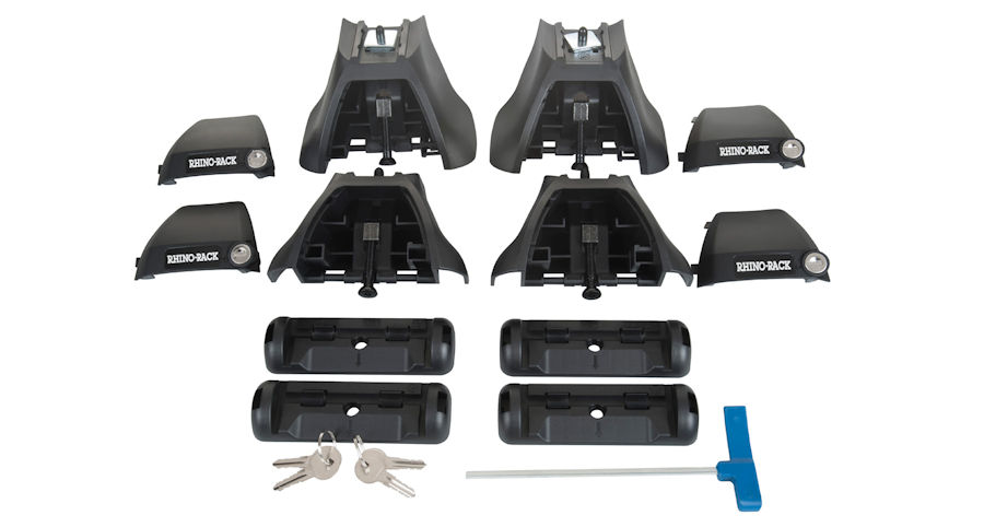 Rhino Rack Fußkit 2500 (4 Stück) für Vortex Querträger