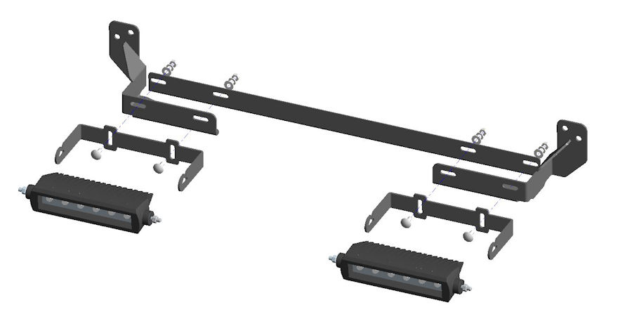 Scheinwerfer-Set Nissan Navara D23 inkl. 2 Stk. Osram SX180-SP Scheinwerfer-Set Nissan Navara D23 inkl. 2 Stk. Osram SX180-SP