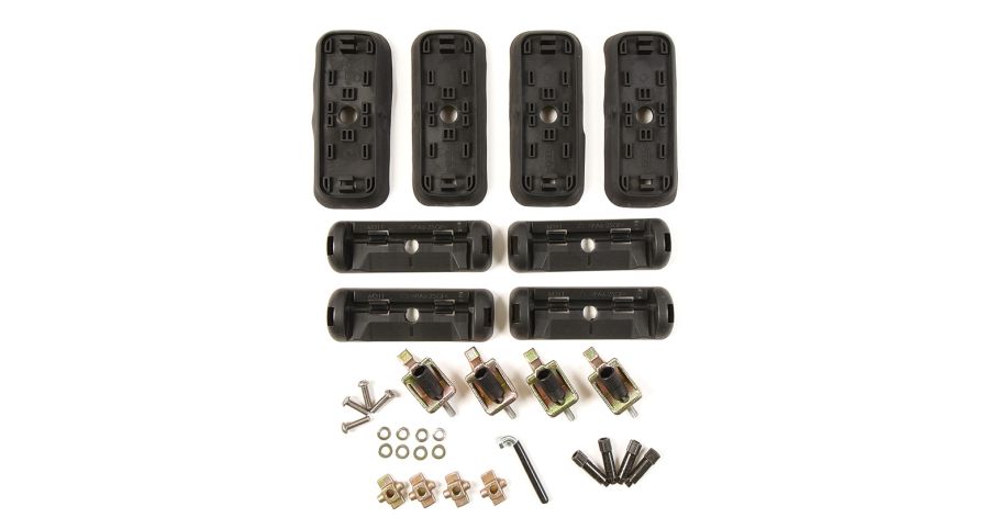 Fußkit für Rhino 2500 Multi Fit System 4 Klammern und 4 Gummiunterlagen