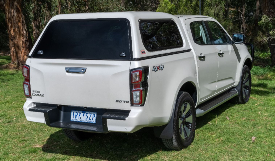 Touring Hardtop f. Isuzu D-Max DC `21-> flach, glatt, seitliche Klappfenster Touring Hardtop f. Isuzu D-Max DC `21-> flach, glatt, seitliche Klappfenster