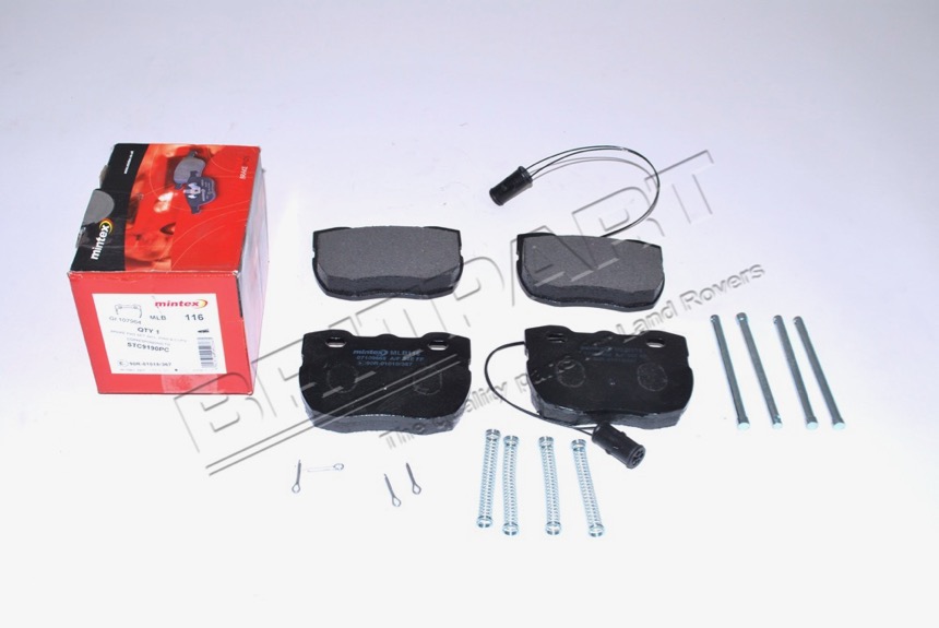 STC9190PC BRAKE PAD SET INCL. PINS & CLI