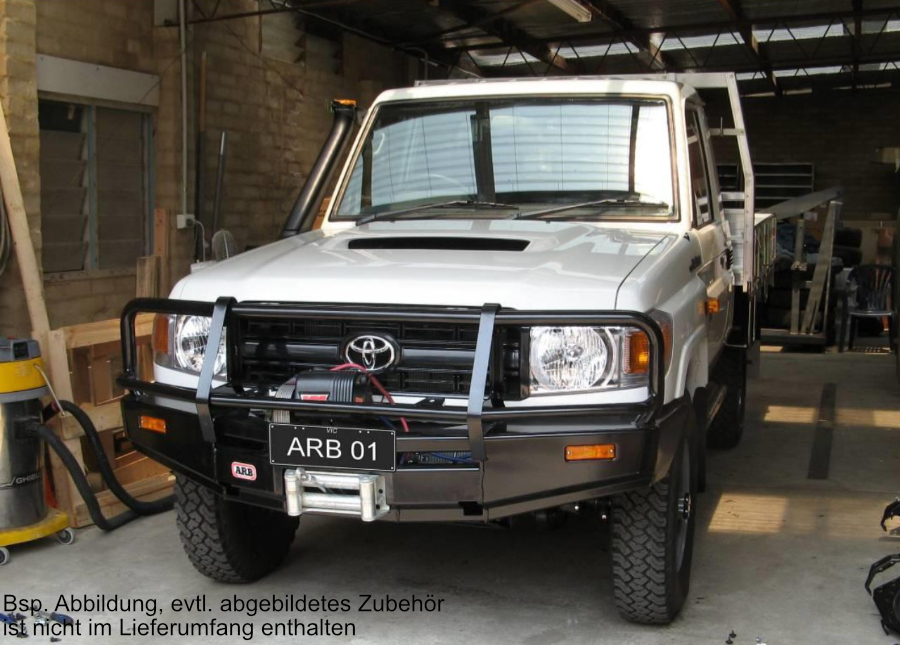 ARB-Windenstoßstange Toyota HZJ 7, o.KV, 07->, o.Scheinwerferausschn., m. Airbag ARB-Windenstoßstange Toyota HZJ 7, o.KV, 07->, o.Scheinwerferausschn., m. Airbag