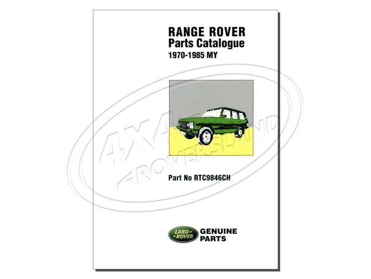 rtc9846ch Teilekatalog Range Rover Classic 1970-1985