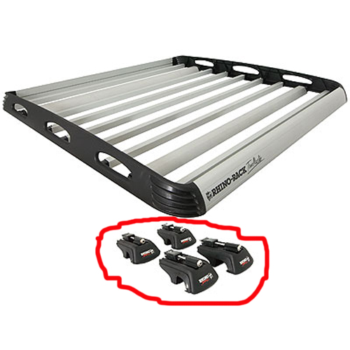 Rhino Rack Füße (4Stk) SLKSXB für orig. Dachreling, für AERO-Querträger Rhino Rack Füße (4Stk) SLKSXB für orig. Dachreling, für AERO-Querträger