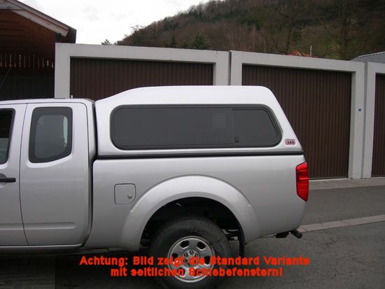 Basic Hardtop für Toyota Hilux ab `05 X-Cab hoch seitlich geschlossen Basic Hardtop für Toyota Hilux ab `05 X-Cab hoch seitlich geschlossen