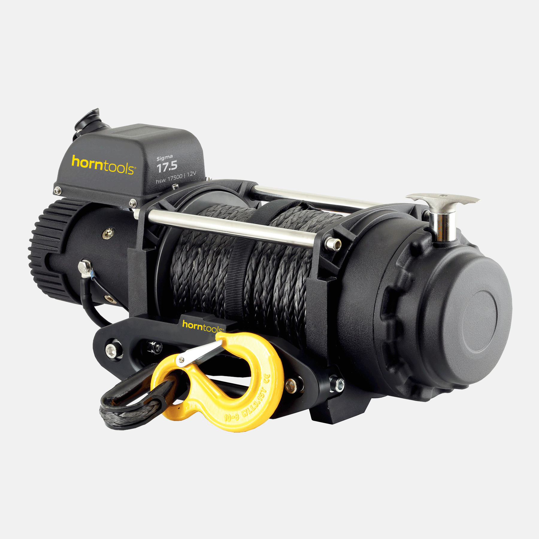 horntools Seilwinde Sigma 8.0 Tonnen 24 Volt Kunststoffseil