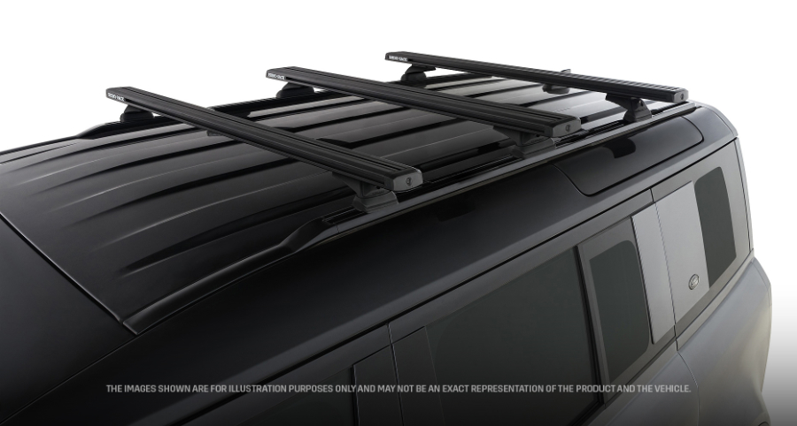 Rhino Rack Reconn Querträger 1260mm, (3) schwarz, Defender `20 serienm. Schienen Rhino Rack Reconn Querträger 1260mm, (3) schwarz, Defender `20 serienm. Schienen