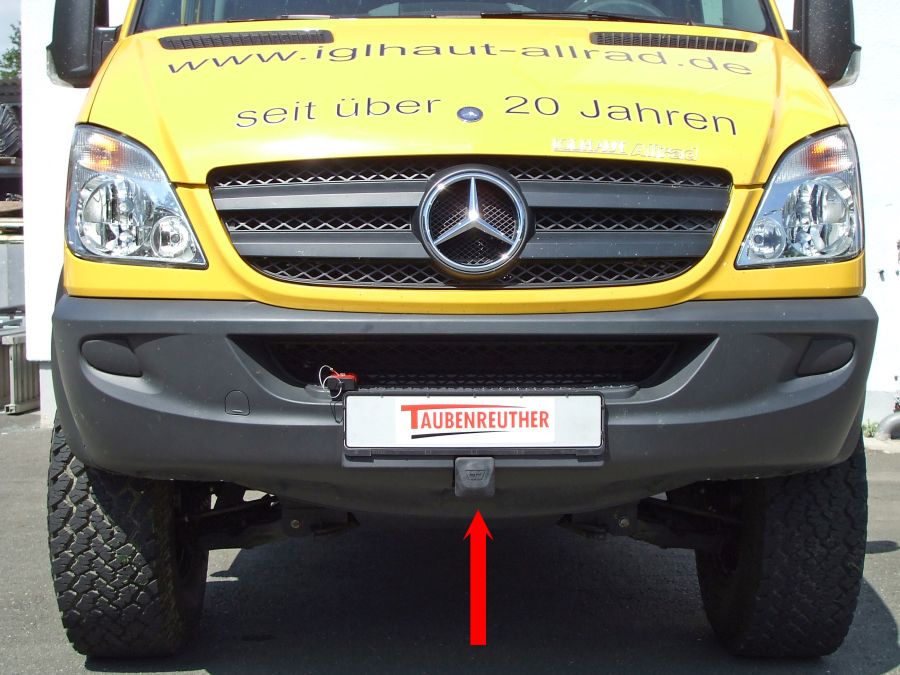 Frontaufnahme Mercedes Sprinter 06-`18, VW Crafter -12/´16 Frontaufnahme Mercedes Sprinter 06-`18, VW Crafter -12/´16