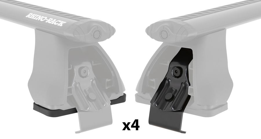 Fußkit für Rhino 2500 Multi Fit System 4 Klammern und 4 Gummiunterlagen Fußkit für Rhino 2500 Multi Fit System 4 Klammern und 4 Gummiunterlagen