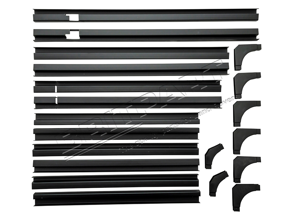 Britpart DA4909 Fensterführungs-Kit für 4 Türen Land Rover Defender