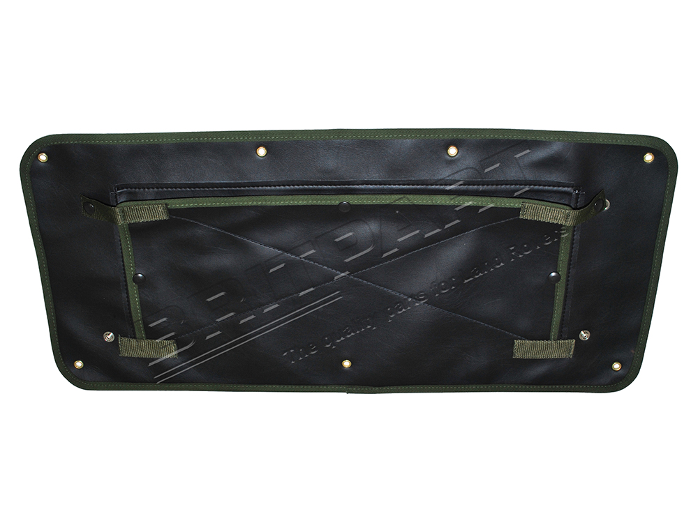 DA2161GREEN Kühlerverkleidung Defender Land Rover Radiator Muffs Kühlerabdeckung Winterschutz