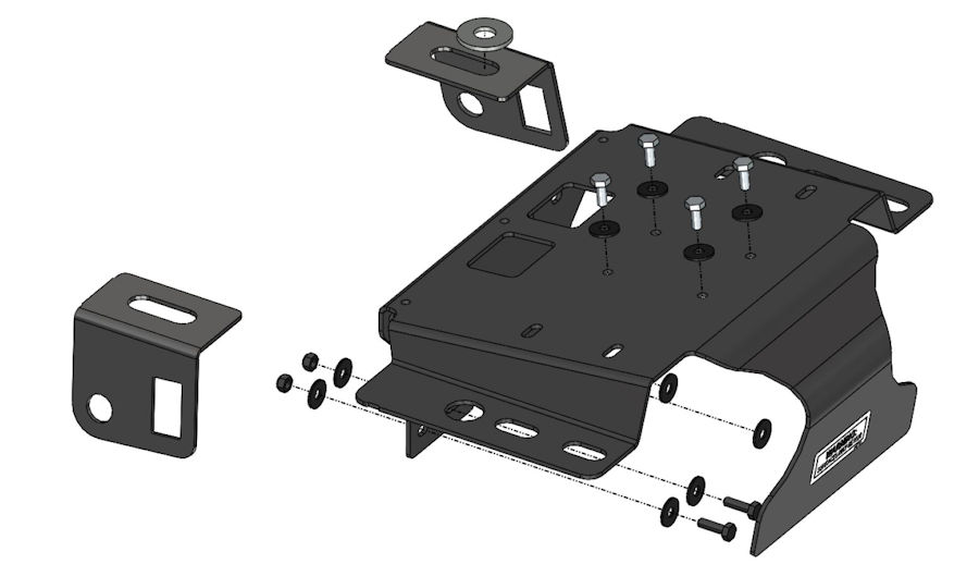 ARB Kompressor Montagekit Jeep Wrangler JK, für alle ARB Kompressoren ARB Kompressor Montagekit Jeep Wrangler JK, für alle ARB Kompressoren
