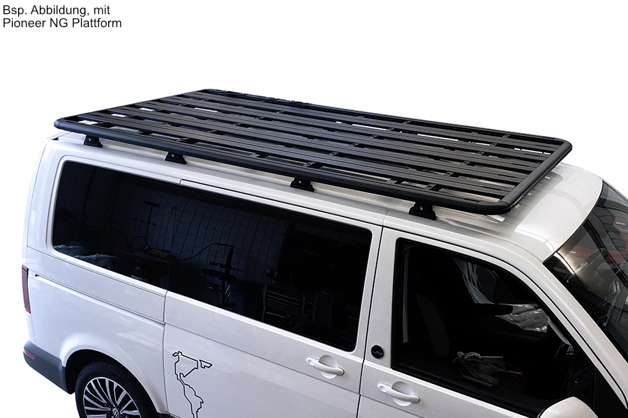 Rhino Rack Pioneer 6 Plattform 2700x1472 VW Bus T5/T6, inkl. RLT600, f. Fixpunkte Rhino Rack Pioneer 6 Plattform 2700x1472 VW Bus T5/T6, inkl. RLT600, f. Fixpunkte