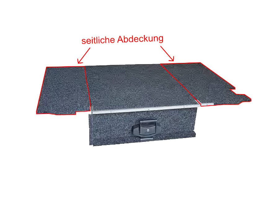 Abdeckung Outback Schublade seitlich LR Defender 110 02-16, inkl. Montagekit Abdeckung Outback Schublade seitlich LR Defender 110 02-16, inkl. Montagekit