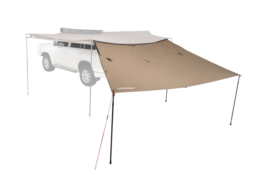 Rhino Rack Seitenteil (1) für Batwing, Sunseeker 2.5, geschlossen Rhino Rack Seitenteil (1) für Batwing, Sunseeker 2.5, geschlossen