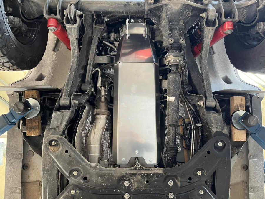 Unterfahrschutz Ineos Grenadier, Getriebe Unterfahrschutz Ineos Grenadier, Getriebe