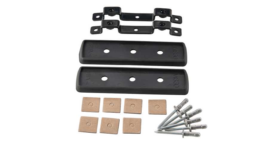 Rhino Rack Montagekit QMFK08 für flache Regenrinne, für RLT600 Fusskit Rhino Rack Montagekit QMFK08 für flache Regenrinne, für RLT600 Fusskit