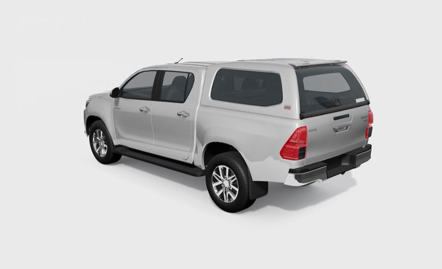 ARB Ascent Hardtop, Toyota Hilux Revo, Doka, seitl. Klappfenster, Xirallic ARB Ascent Hardtop, Toyota Hilux Revo, Doka, seitl. Klappfenster, Xirallic