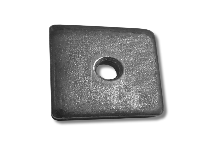 Rhino Rack 4-Kant Mutter M6 24x24x4 mm, galv. verzinkt Rhino Rack 4-Kant Mutter M6 24x24x4 mm, galv. verzinkt
